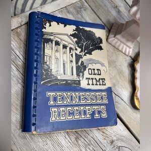 RARE 1943 Old Time Tennessee Recipe Cookbook. Downtown Nashville | Blue